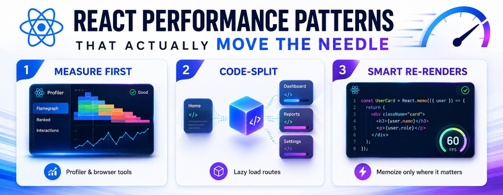 React Performance Patterns That Actually Move the Needle